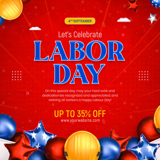 Celebrate Workers Day: Vibrant PSD Templates for Your Event [FXLD002]